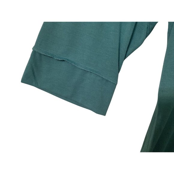 Terra & Sky Blouse Womens Plus Size 2X 20W 22W Blue Green White Scoop Neck Top S - Picture 7 of 11